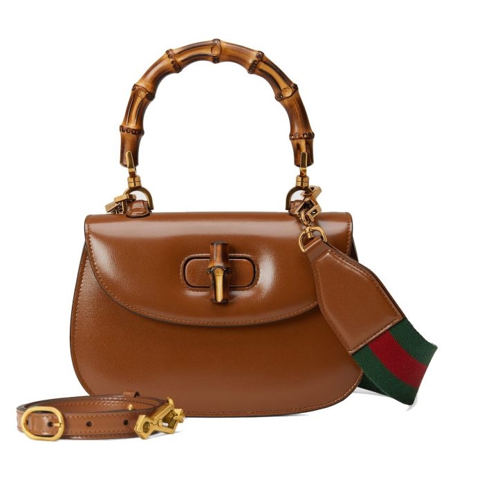 Gucci Bamboo 1947 small top handle bag front