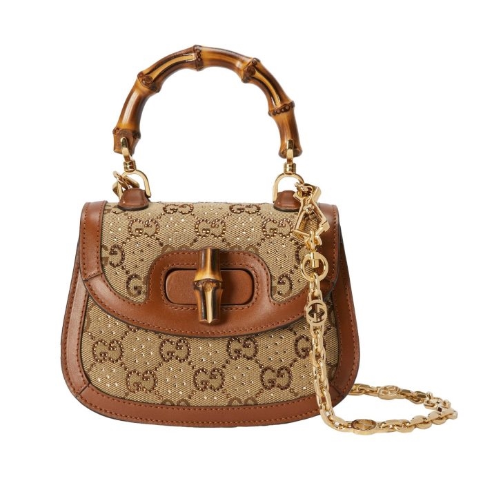 Gucci Bamboo 1947 mini bag front view